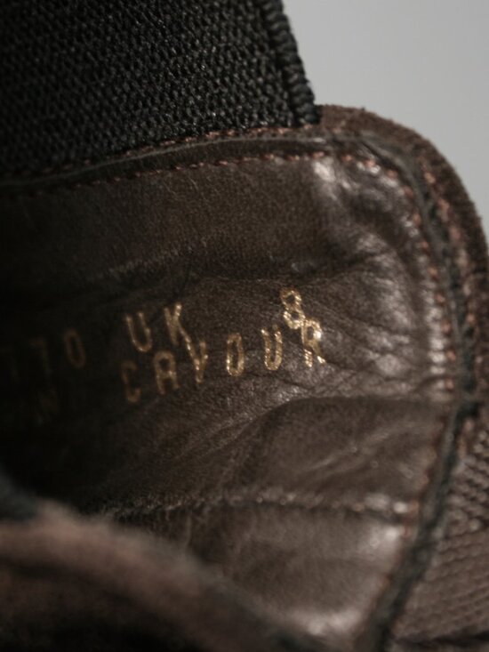 Cavour (8 UK) Men\'s (9 US) Chelsea Brown Suede Pull-on Ankle Vibram Boots Spain main image 8
